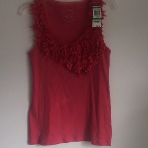 Cute! NWT International Concepts tank top. Size L.